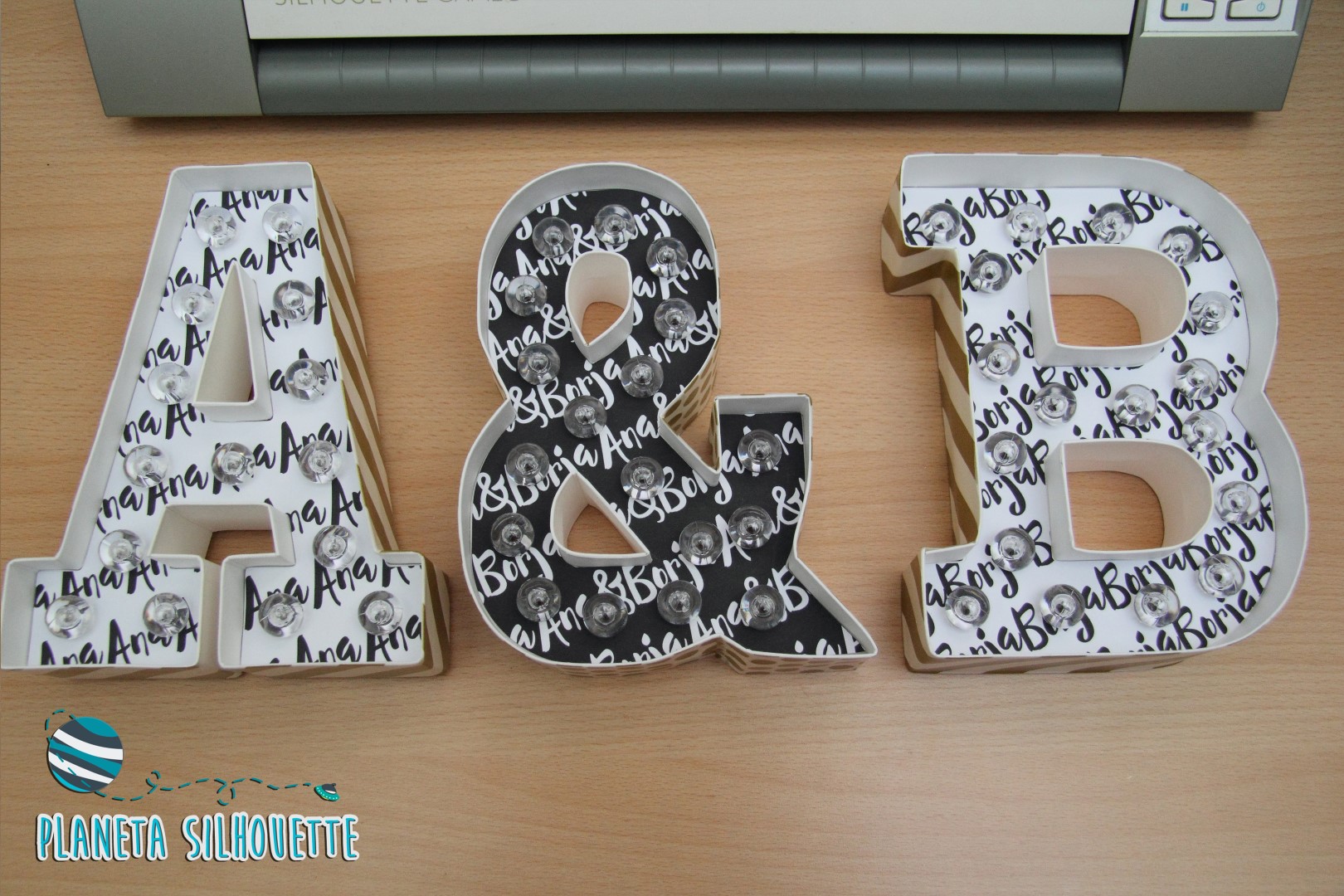 Letras 3d Para Imprimir Marquee Letters + Silhouette – Planeta Silhouette