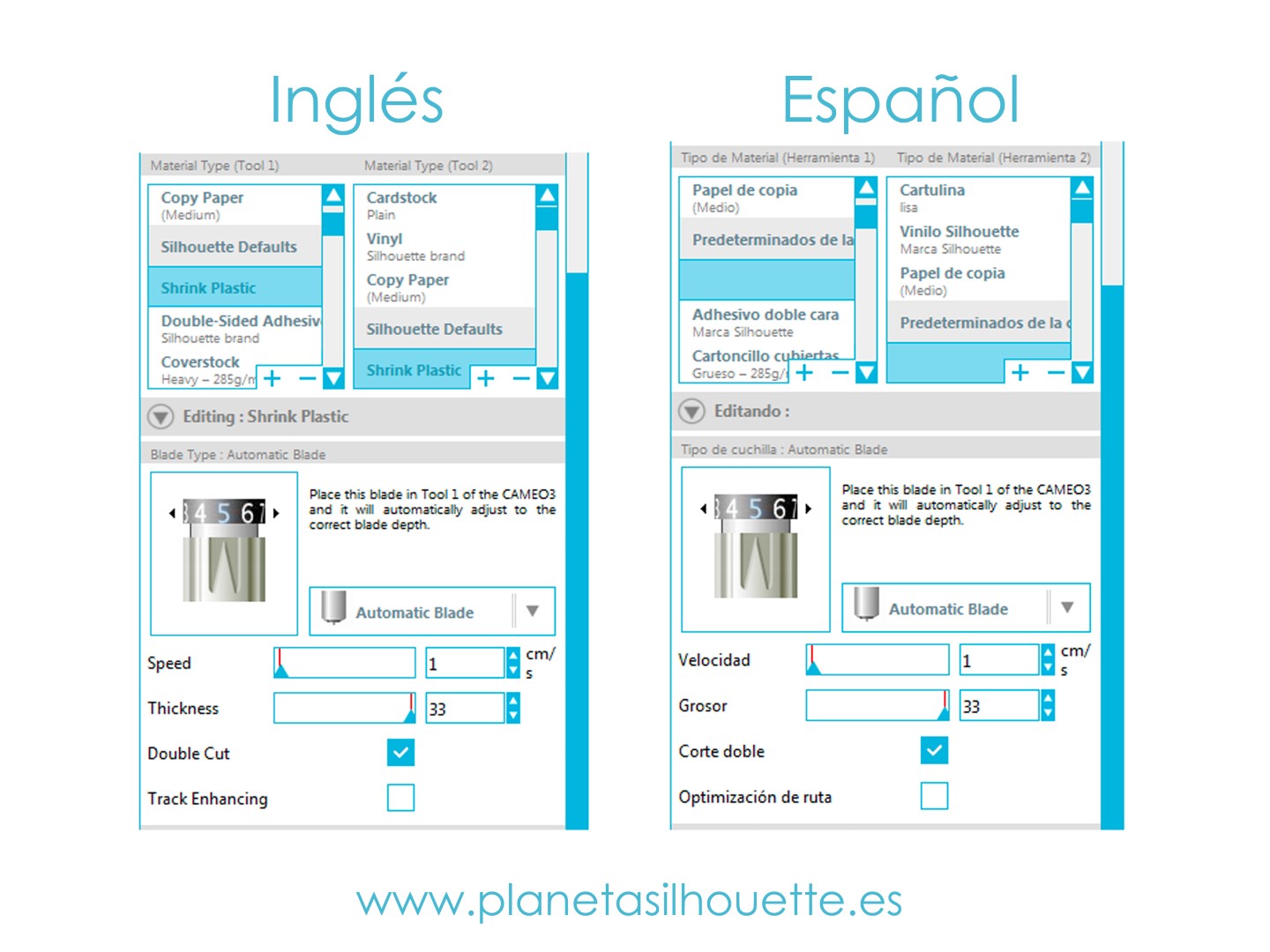 Plástico mágico de Silhouette – Planeta Silhouette