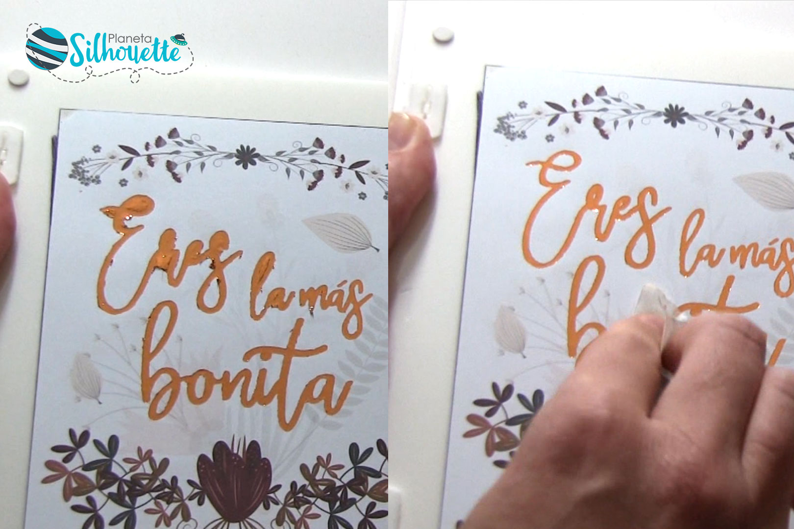 Hojas de foil transferible para embossing Silhouette