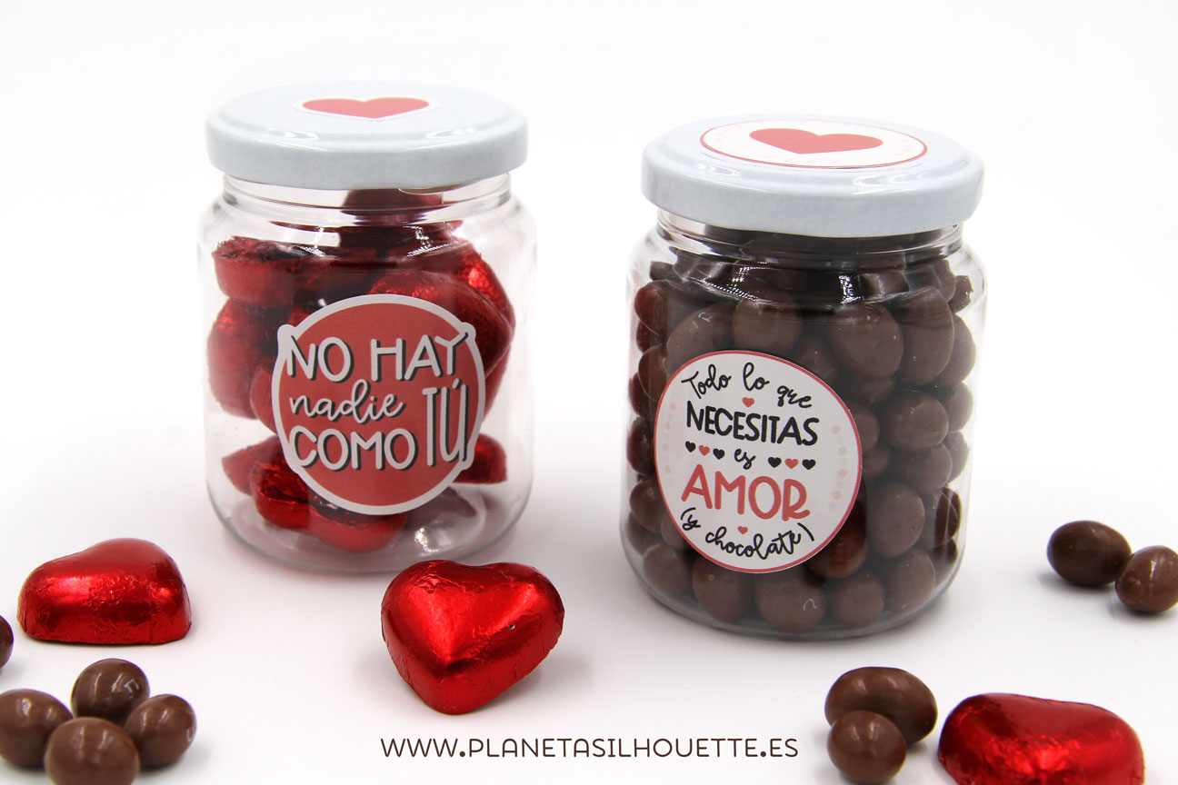 Bote de chuches San Valentin